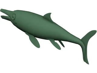 Ictiosaurus 3D Model preview