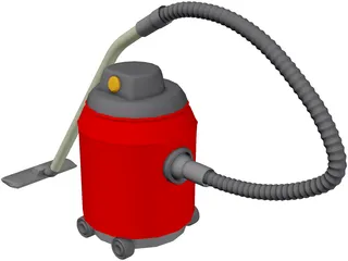 Shop VAC 3D Model preview