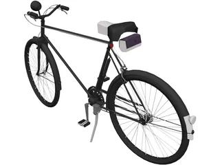 Bicycle JC Higgins 3spd English 3D Model preview