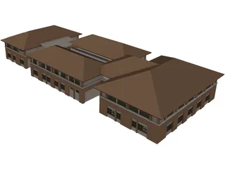 Multi Purpose Building 3D Model preview