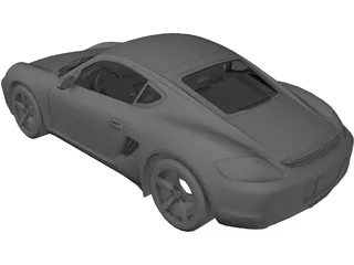 Porsche Cayman S 3D Model preview