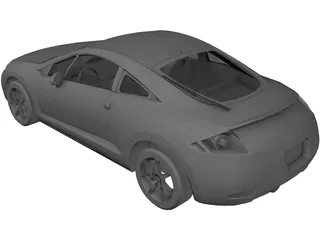 Mitsubishi Eclipse GT (2006) 3D Model preview