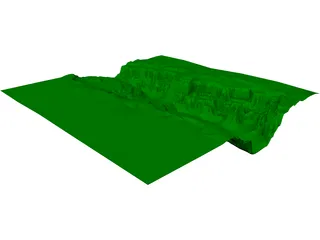 Canyon 3D Model preview