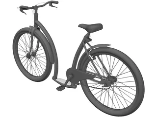 Bicycle 3D Model preview