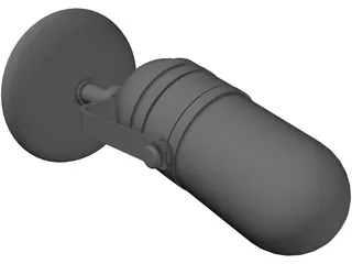 Microphone Announcer 1950 Style 3D Model preview