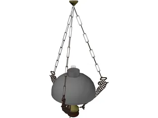 Suspension Light 3D Model preview