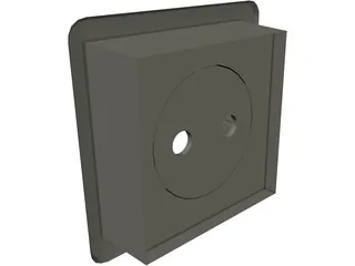 Plug Socket 3D Model preview