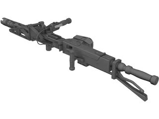 M56 Smart Gun [Aliens] 3D Model preview