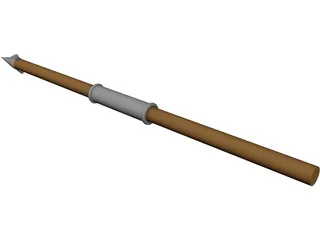 Short Roman Spear 3D Model preview