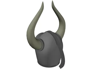 Viking Helmet 3D Model preview