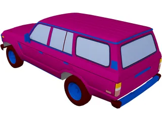 Toyota Land Cruiser 3D Model preview