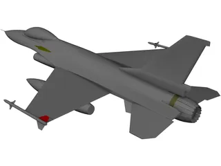 F-16 3D Model preview