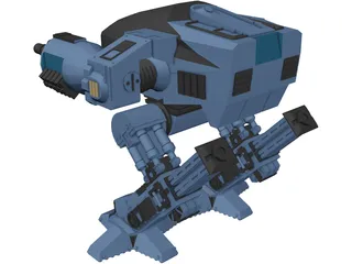 ED-209 Robot [Robocop] 3D Model preview