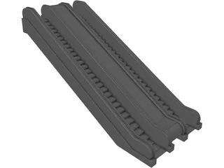Double Escalator 3D Model preview