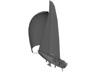 Volvo 60 3D Model preview