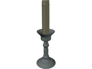 Candle 3D Model preview