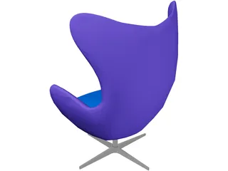 Egg Chair 3316 [Arne Jacobsen Classic] 3D Model preview