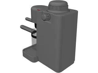 Espresso Coffee Maker 3D Model preview
