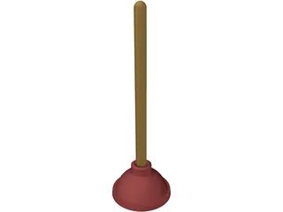 Plunger 3D Model preview