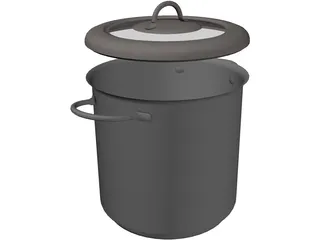 Pot 3D Model preview