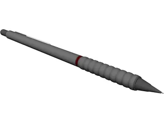 Mechanical Pencil 3D Model preview