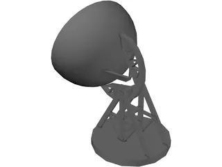 Satellite Dish 3D Model preview
