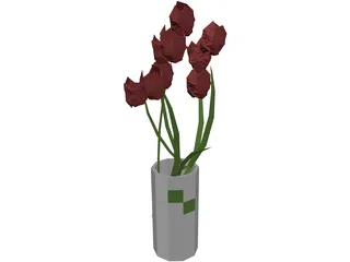 Flowers 3D Model preview