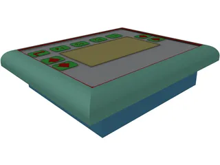 Control Panel 3D Model preview