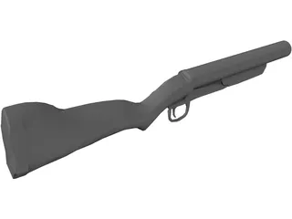 M79 Grenade Launcher 3D Model preview