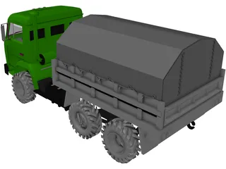 Kamaz 5350 3D Model preview