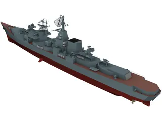 Kara Class BPK Type 1134B 3D Model preview