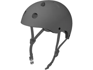 Bike Helmet 3D Model preview