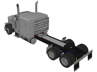Peterbilt 379 3D Model preview