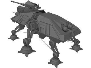 Star Wars AT-TE Walker 3D Model preview
