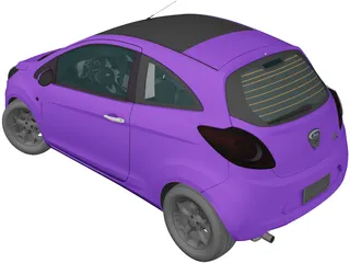 Ford Ka (2014) 3D Model preview