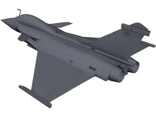 Dassault Rafale 3D Model preview