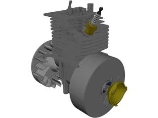 Honda GX 31 3D Model preview