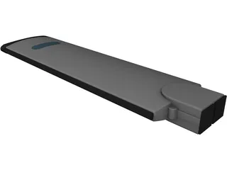 Sensormatic Gate 3D Model preview