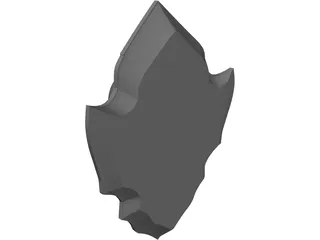 Skull Logo 3D Model preview