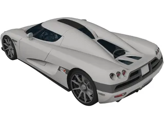 Koenigsegg CCX 3D Model preview