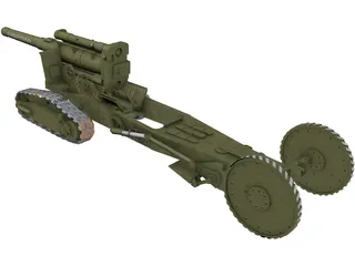 B-4 wz.1931 kal.203mm 3D Model preview