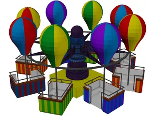 Samba Baloon 3D Model preview