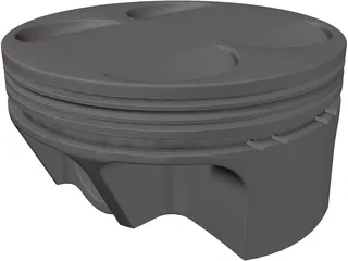 Piston Head 3D Model preview