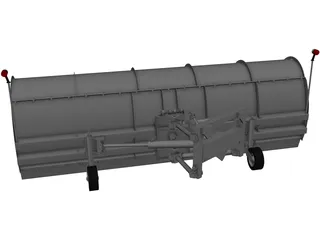 Snow Plower 3D Model preview