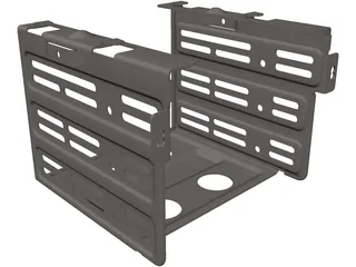 HDD Holder 3D Model preview