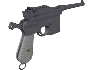 Mauser 711 3D Model preview