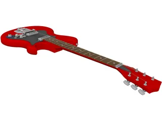 Fender Stratocaster Guitar 3D Model preview