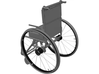 Wheel Chair 3D Model preview