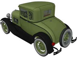 Ford Model A (1939) 3D Model preview