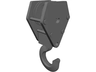 Crane Hook 3D Model preview